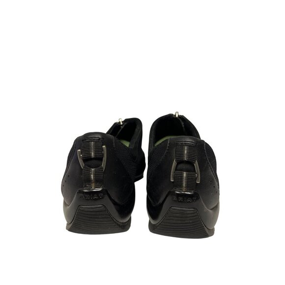 Ariat Women's Black Leather Comfort Zip Closure Slip On Shoes Size 6.5 Low Shaft - Picture 6 of 9